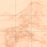 Sepia sketch with grid