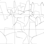 Line drawing with grid