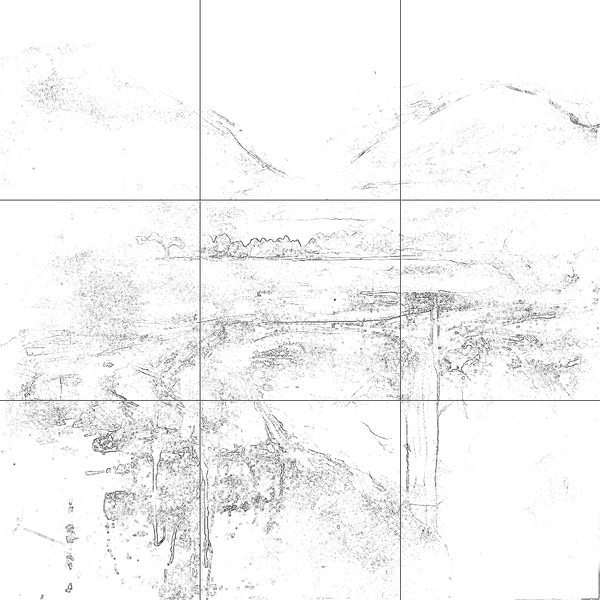 Sketch with grid