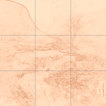 Sepia sketch with grid