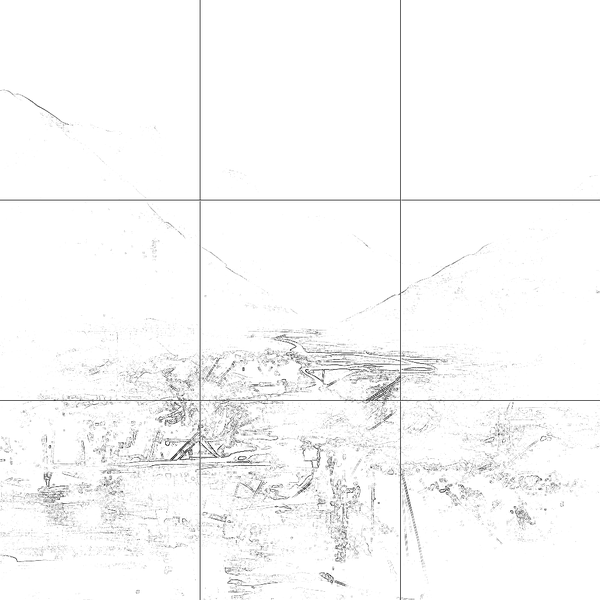 Sketch with grid