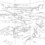 Line drawing with grid