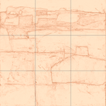 Sepia sketch with grid