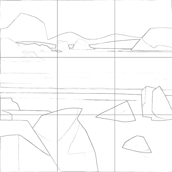 Sketch with grid