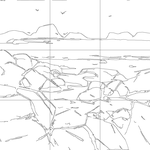 Line drawing with grid