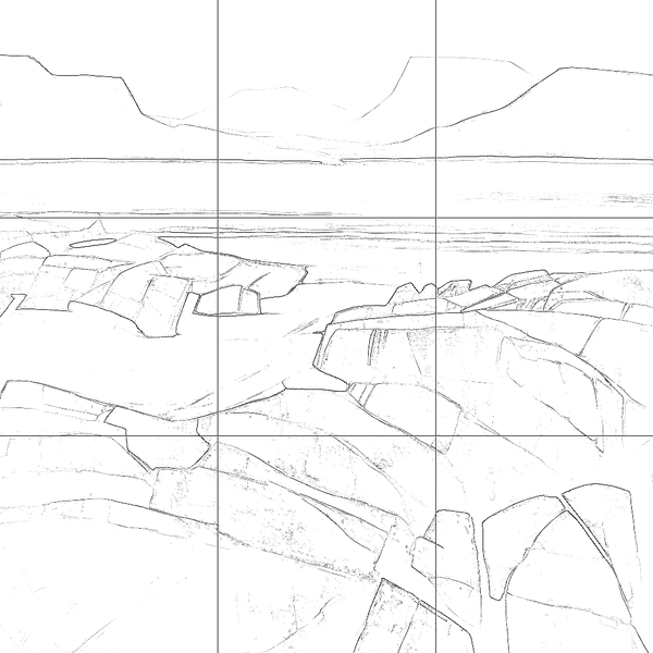 Sketch with grid