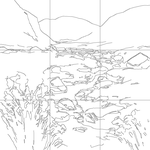 Line drawing with grid