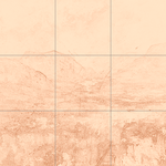 Sepia sketch with grid