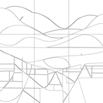 Line drawing with grid