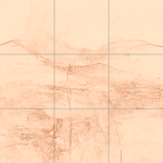 Sepia sketch with grid