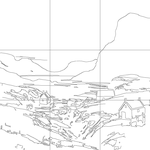 Line drawing with grid