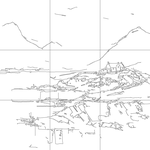 Line drawing with grid