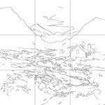 Line drawing with grid