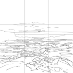 Line drawing with grid