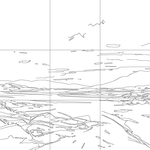 Line drawing with grid