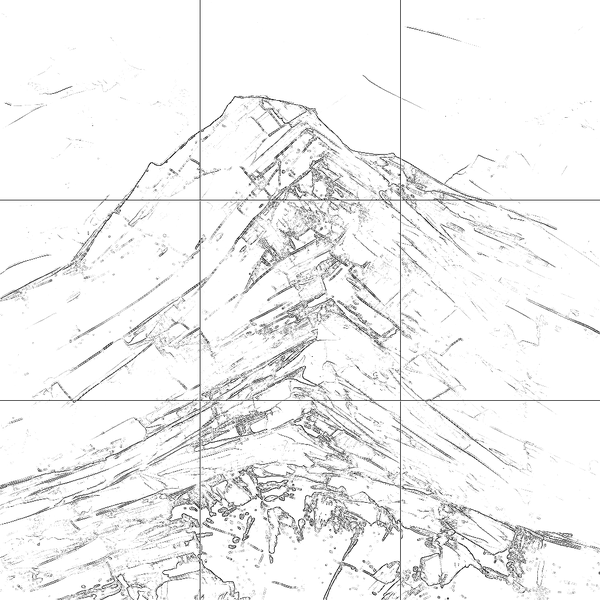 Sketch with grid