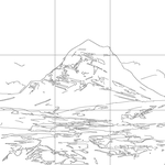 Line drawing with grid