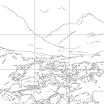 Line drawing with grid