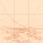 Sepia sketch with grid