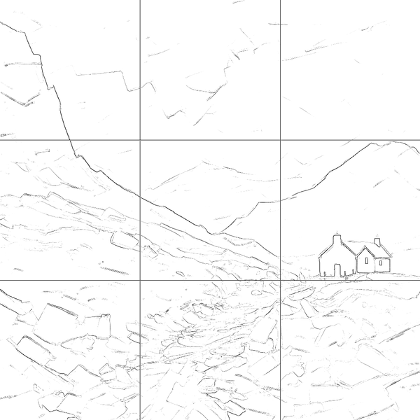 Sketch with grid