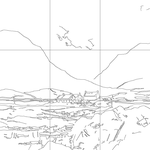 Line drawing with grid