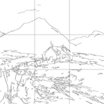 Line drawing with grid