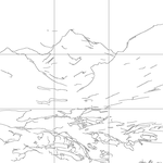 Line drawing with grid