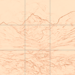 Sepia sketch with grid