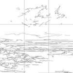 Line drawing with grid