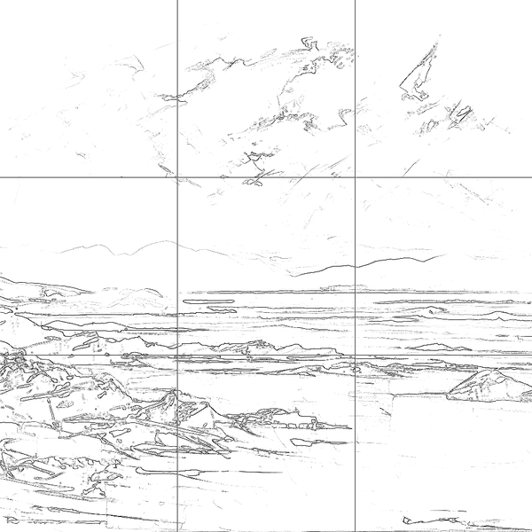 Sketch with grid