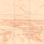 Sepia sketch with grid