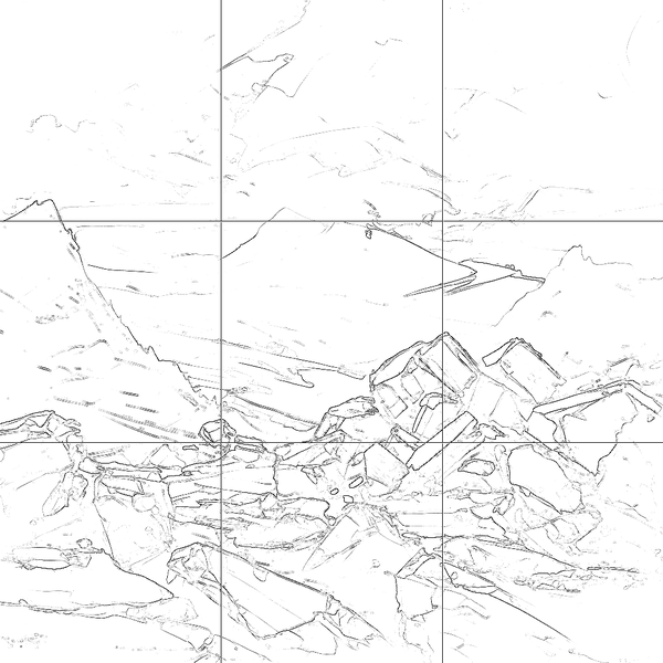 Sketch with grid