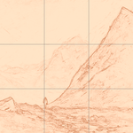 Sepia sketch with grid