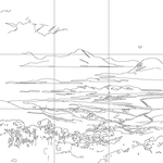 Line drawing with grid