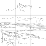 Line drawing with grid