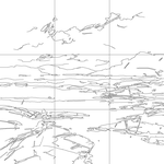 Line drawing with grid