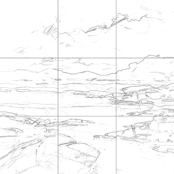 Sketch with grid