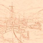 Sepia sketch