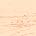 Sepia sketch with grid