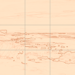 Sepia sketch with grid