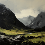 Painting with grid