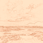 Sepia sketch