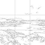 Line drawing with grid