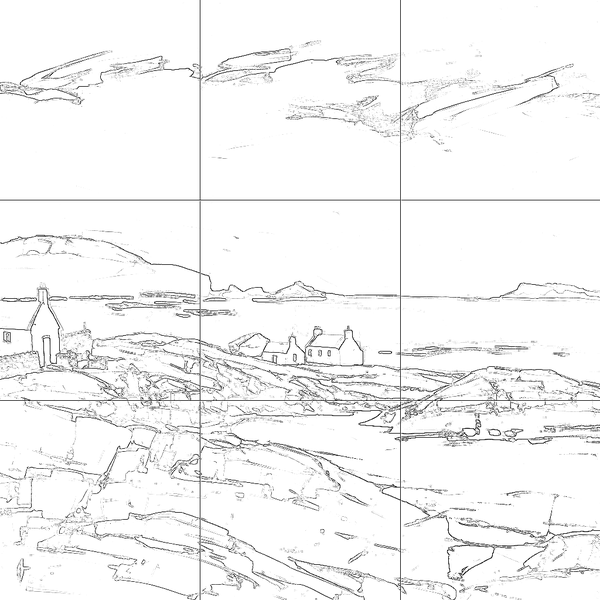 Sketch with grid