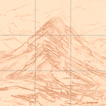 Sepia sketch with grid