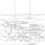 Line drawing with grid