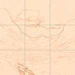 Sepia sketch with grid