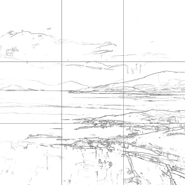 Sketch with grid