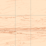 Sepia sketch with grid