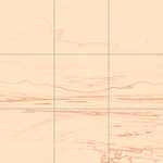 Sepia sketch with grid